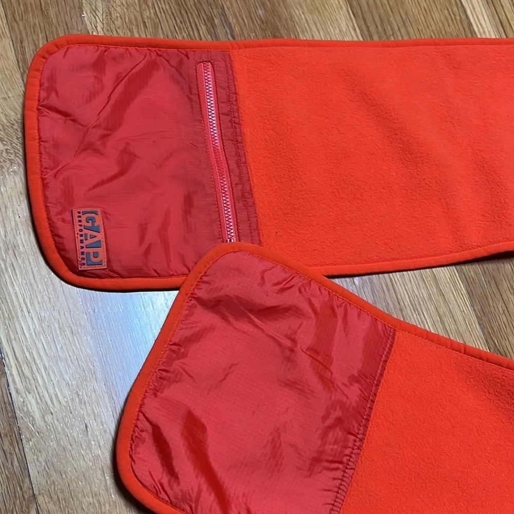 NEW Kids Gap Fleece Orange Scarf